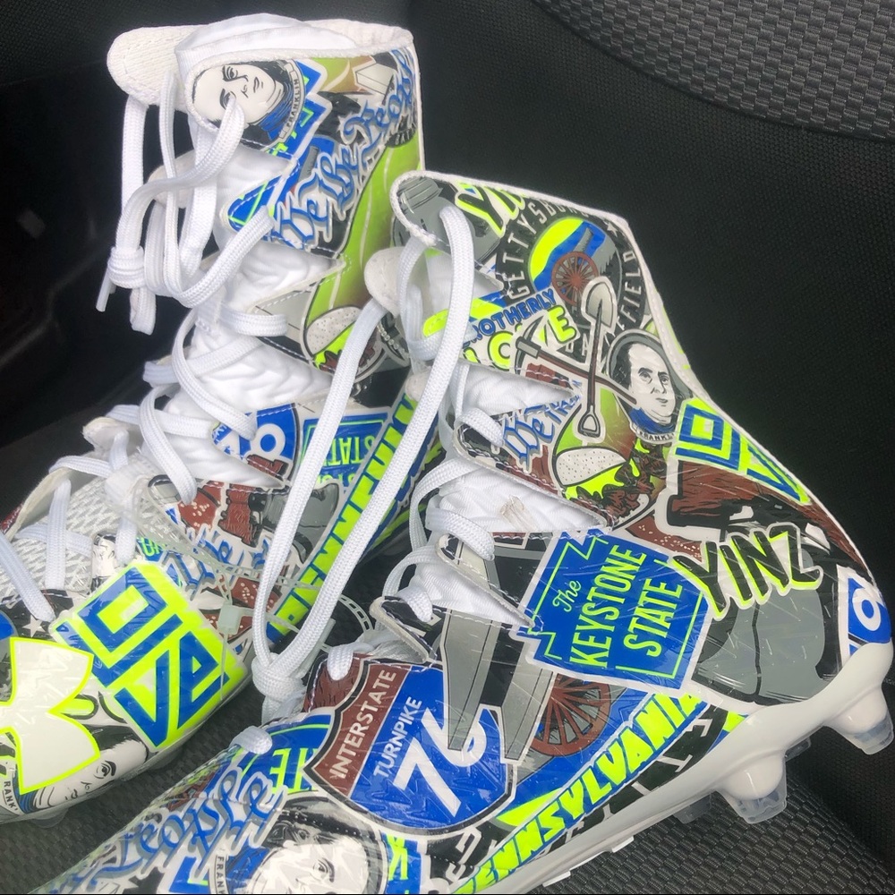 Under armour highlights football cleats